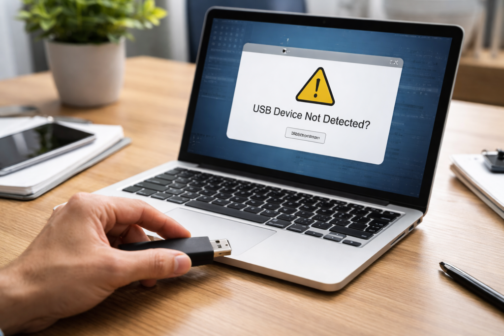 Mystery of USB Not Showing Up